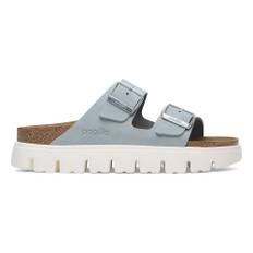 Arizona Platform Suede Leather Dam, 38, Baby Blue