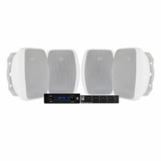 System One A50BT med SC4B & 2 par System One OD570 Utomhushögtalar