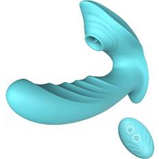Butterfly Vibrator Lecken Tragbare G-Punkt Klitoris Vibratoren für sie mit Fernbedienung, Aufladbare Leise Dildo Erotik Sexspielzeug mit 12 Vibrationsmodi für Frauen Paare