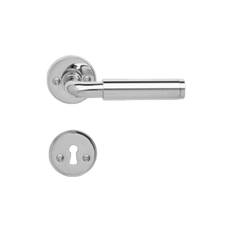 Funkis | Dørhåndtag i Blank Nikkel inkl nøgleskilte - L 110 mm (C/C 30 mm)