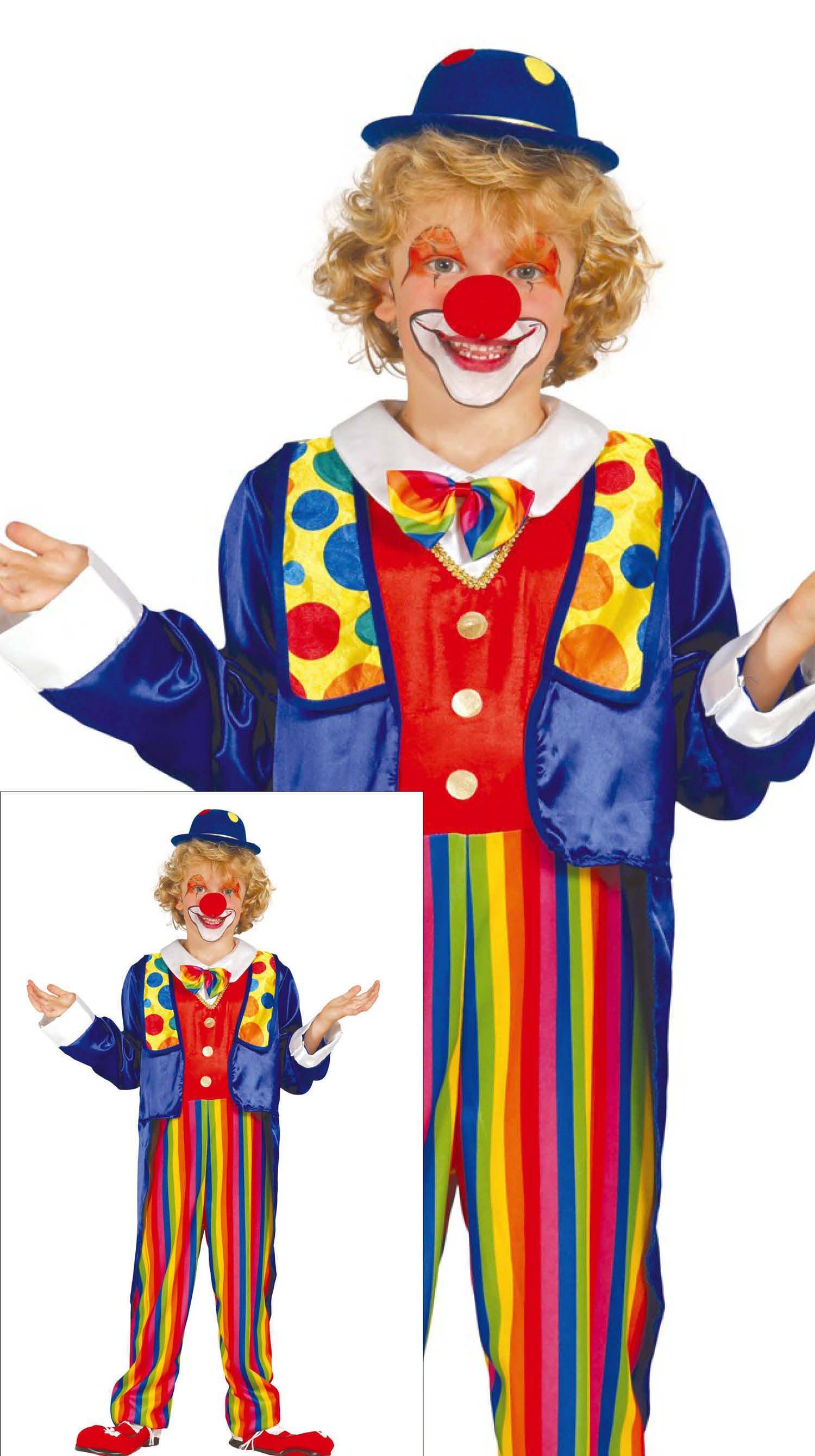 Klovnekostume til børn 5-6 år