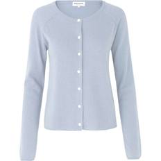 Rosemunde Wool & Cashmere Cardigan ls Dam Koftor Cardigans Stl. XL - Från Magasin - Heather Sky (XL)