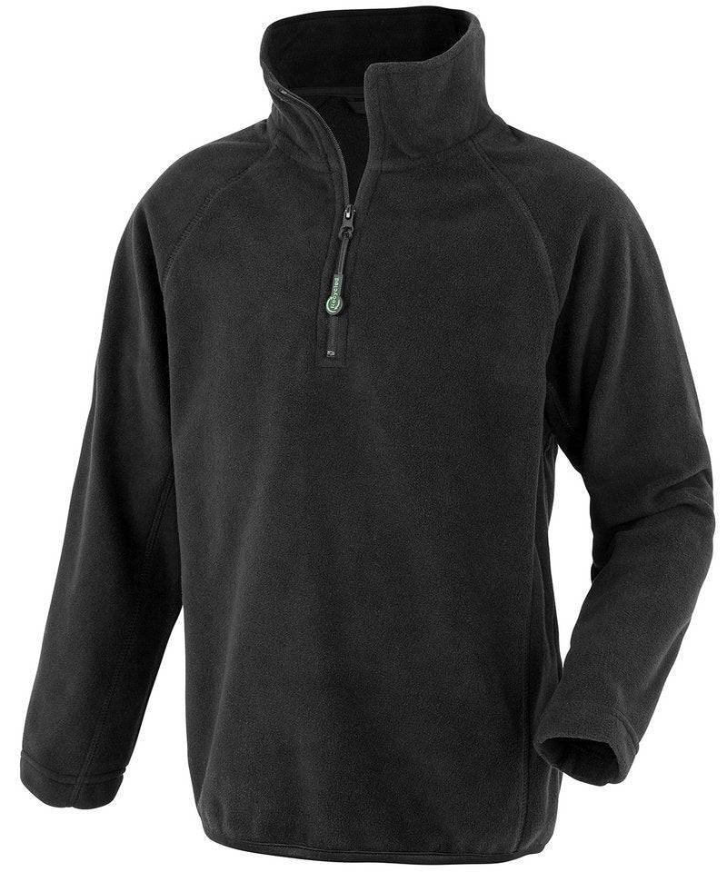 Recycled Polyester Kids Microfleece - XS / Black (XS)