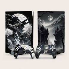 1set Ps5 Disc Edition Gaming Console Skin Sticker