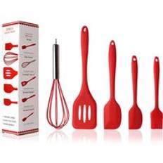 10 st / set kökssked spade äggvisp slev porslin matkvalitet multifunktionella matlagningsverktyg kit durkslag scoop ware pan