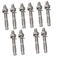 ULTECHNOVO 5 Set Betongankare Bult Tak Ankare Kilankare Heavy Duty Vägg Skruv Ankare Heavy Duty Betong Fästelement Vägg Ankare Rostfritt Stål Betong Ankare 2st*5