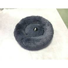 Beroligende Donut hundeseng Fluffy, Koksgr� (4 st�rrelser)