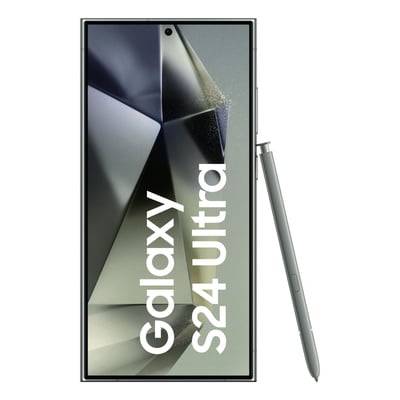 Galaxy S24 Ultra, 17.3 cm (6.8"), dual sim, 5G, USB Type-C, 12 GB, 256 GB, 5000 mAh, grå, titanium