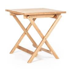 Hanö sidobord 45x45 cm teak - Träfärg