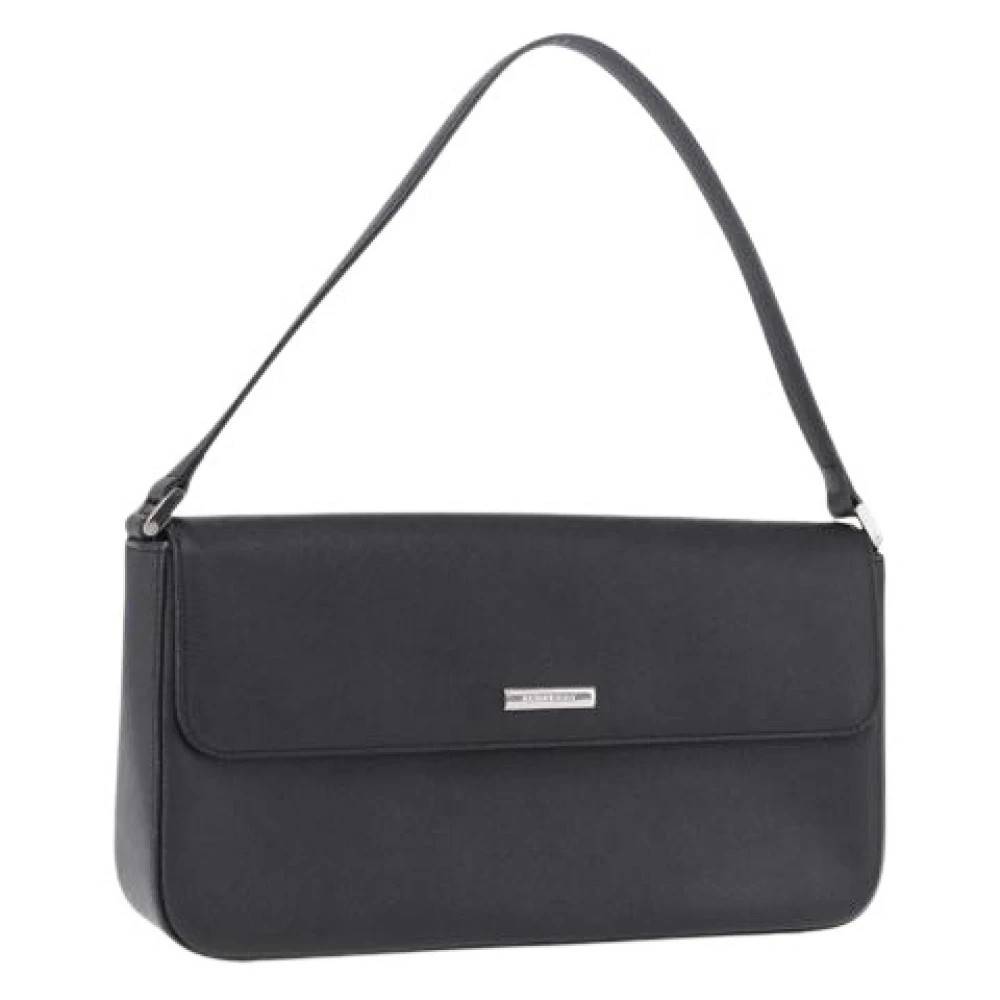Burberry Vintage Pre-owned Vintage Skuldertaske - Vintage - Dame - Sort - ONE SIZE - Uld