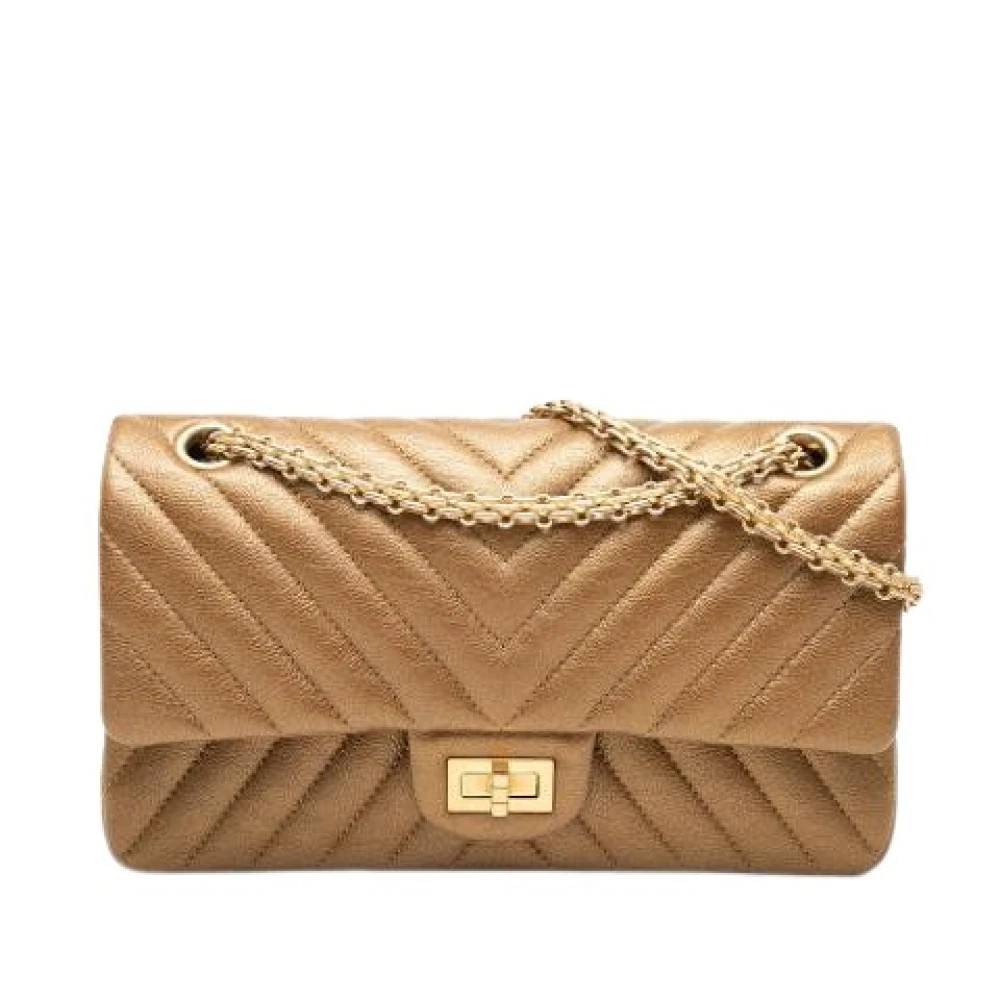 Chanel Vintage Pre-owned Vintage Flap Skuldertaske - Vintage - Dame - Brun - ONE SIZE - Uld