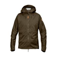 Keb Eco-Shell Jacket M, Khaki, L Högfunktionell trelagers skaljacka i stretchig Eco-Shell. Minimalistisk utformning med fast huva, lättillgängliga bröstfickor och ventilation i sidan. (L)