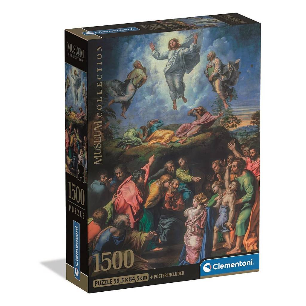 Művészet Transfiguration 1500-bitars kompakt pussel Clementoni