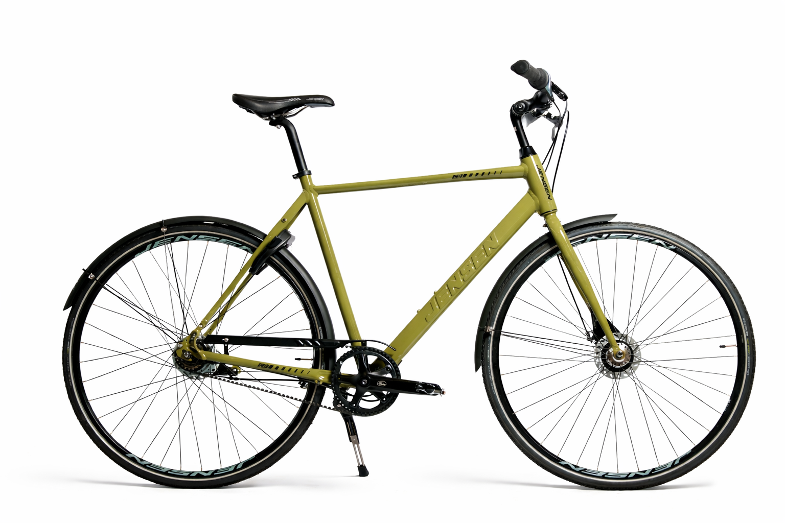 Jensen - C8 Remtræk Herre Oliven - 57 cm - Grøn