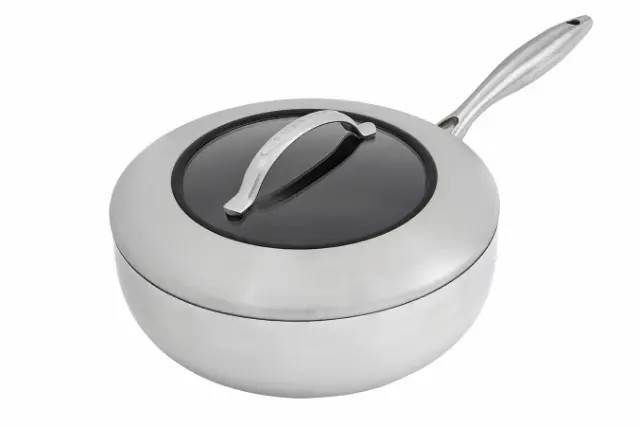 Traktörpanna med lock 26 cm djup