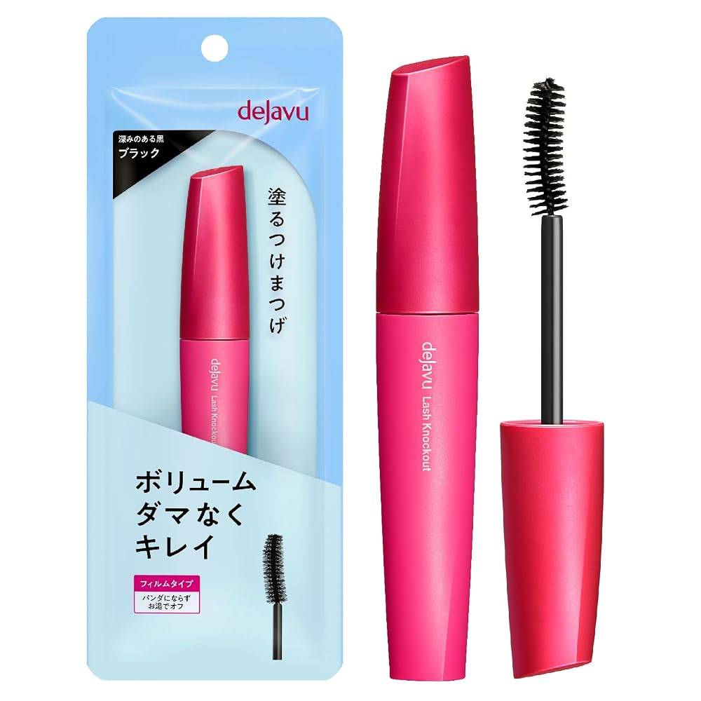 Dejavu Lash Knockout Extra Volym E 1 Svart Mascara, Vattentät, Tvättbar white