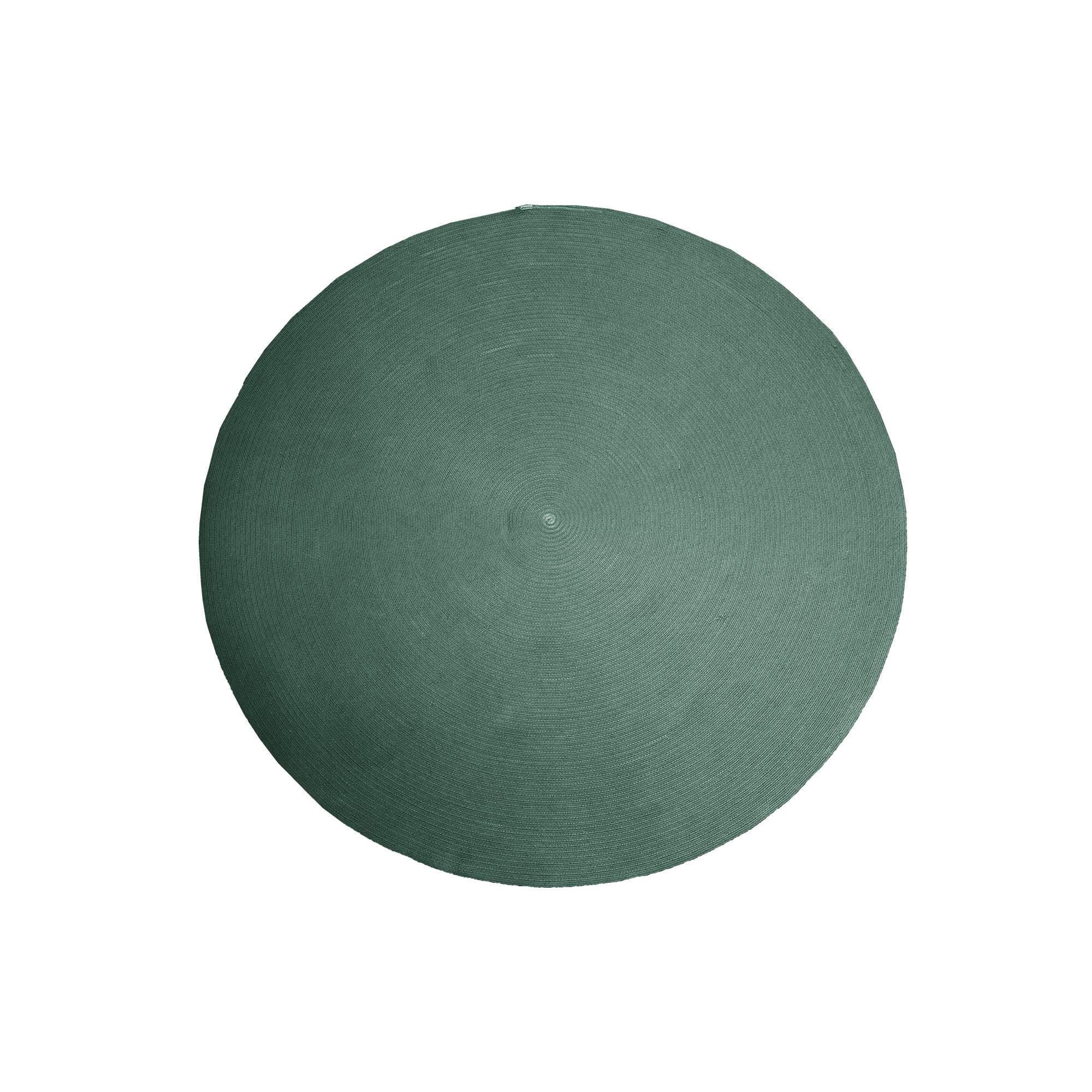 Circle Tæppe Rundt Ø140 cm. Dark green.