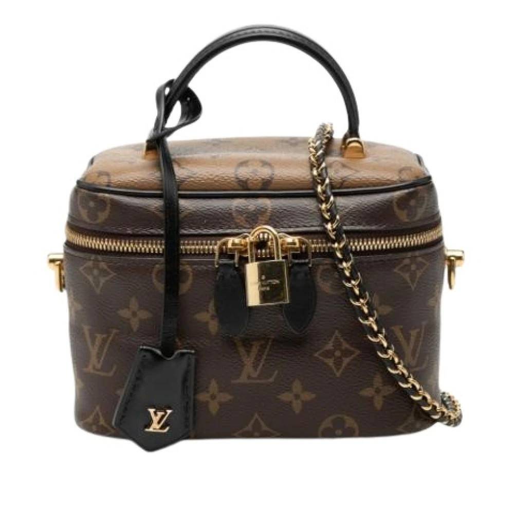 Louis Vuitton Vintage Pre-owned Mini Satchel - Vintage - Dame - Brun - ONE SIZE - Uld