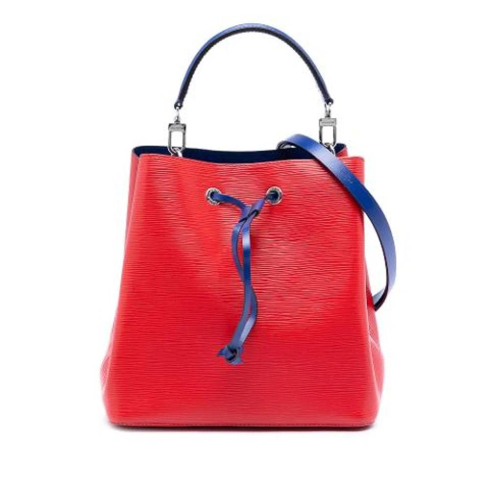 Louis Vuitton Vintage Pre-owned Neo Noe - Vintage - Dame - Rød - ONE SIZE - Læder