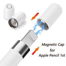 1Pc Magnetic Cap Compatible With Apple Pencil 1st Replacement Protective Pencil Cap Cover Compatible With Apple Pencil 1st