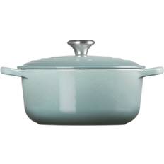 Le Creuset Rund Gryde 20 Sea Salt Sea Salt Str 20cm - Støbejernsgryder hos Magasin