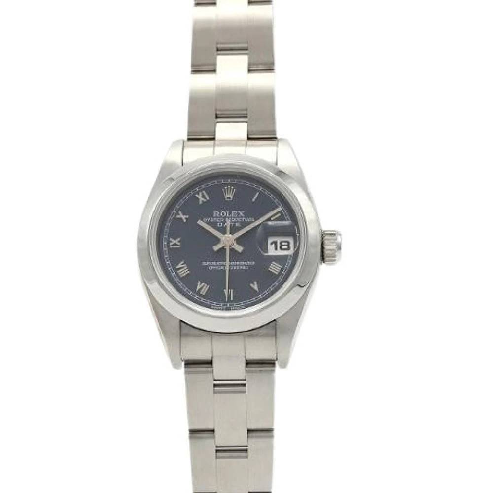Rolex Vintage - Pre-owned Oyster Perpetual Date Rostfritt Stål Automatisk Vintage - Dam - ONE Size -