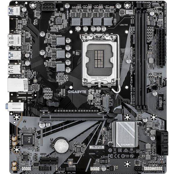 Moderkort - GIGABYTE - B760M H V2 - Micro-ATX-format - Intel B760-chipset - DDR5