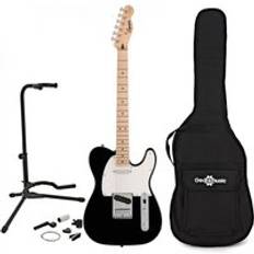 Squier Sonic Telecaster MN Black w/ Gig bag & Accesory pack