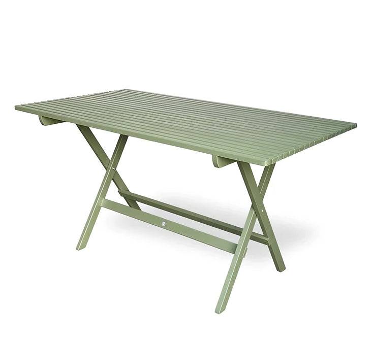 Havebord - Klassisk havebord, foldbart, 145 cm - NG = Naturgrøn