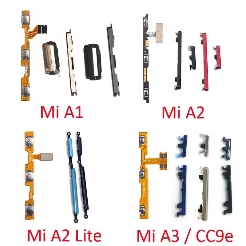 For Xiaomi Poco phone A1A2 A2Lite A3 F2 Pro F3 F4 F5 Pro Power Volume Side Key button Flex Cable On Off Switch Repair Parts
