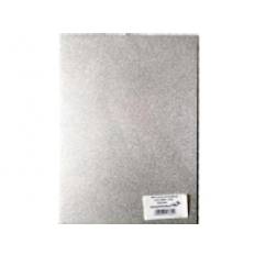 Double-sided silver glitter cardstock 23x33cm 5 arc