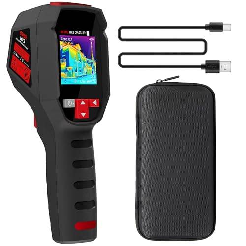 BSIDE HX3 Wärmebildkamera Hochauflösende 240x240 Handheld Thermal Camera mit 15 Farbpaletten Infrarot Wärmekamera 25Hz Bildwiederholrate -4-1022°F für Wasserlecks HVAC KFZ Elektronik Reparatur