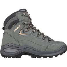 Lowa Womens Renegade EVO GTX Mid Wide (Blå (GRAPHITE/APRICOT) 42)