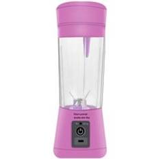 400ml bärbar usb elektrisk mixer juicepress glas kopp flaska laddningsbar frukt omrörare multifunktion milkdshake mixer - Heliotrop lila