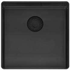 Reginox New York Slim 40 x 40 L (OKG) Comfort, Edelstahlspüle flächenbündig, Farbe matt black, R39960