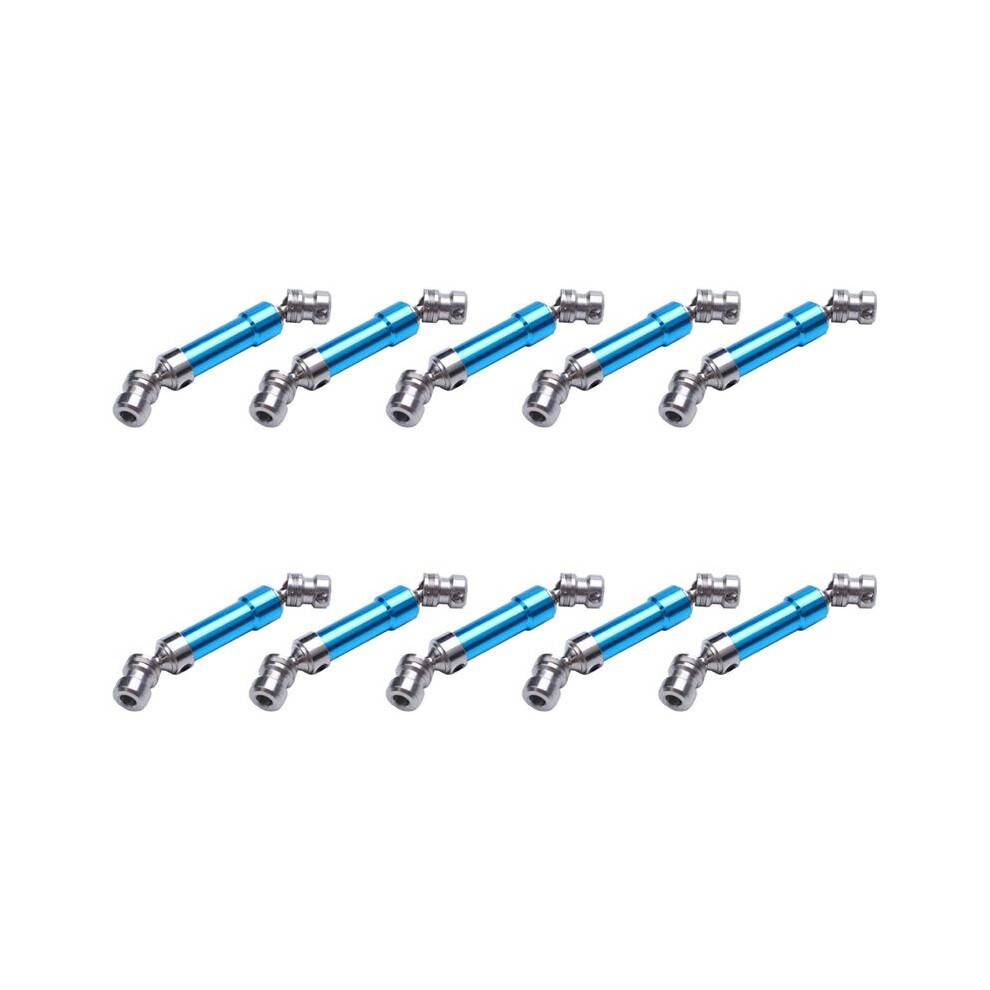 10Pcs Rear Center Drive Shaft CVD Transmission Shaft for 1:12 12428 RC Car Short Course Desert Buggy Off-Road