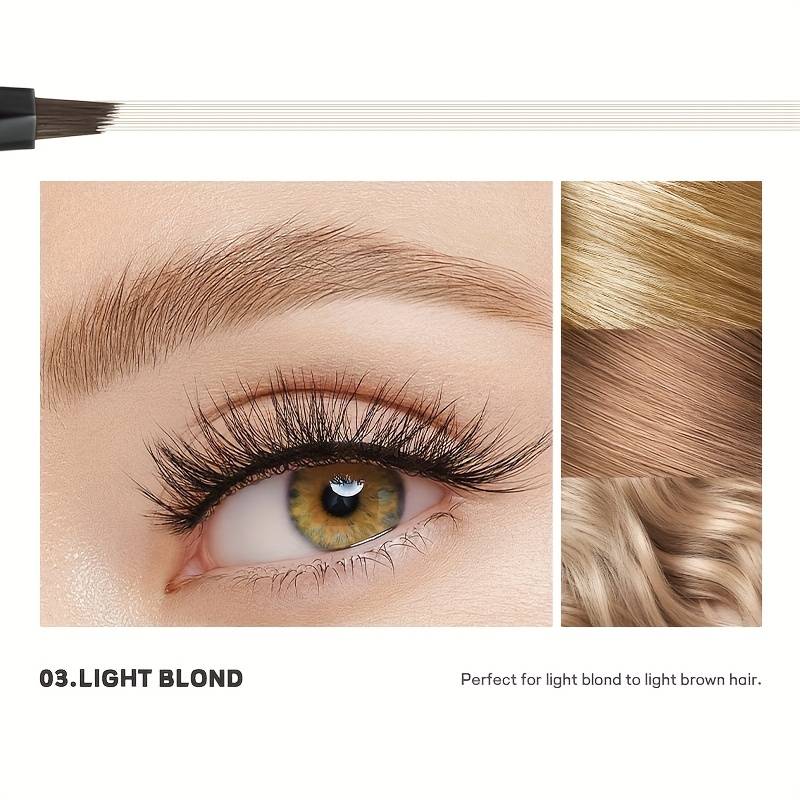 TEMU Eyebrow Pencil – Waterproof Long-lasting Microblading Eyebrow Pen, Natural, Brows With Micro, Waterproof , Perfect Gift For Women