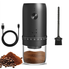 USB genopladelig elektrisk kaffekværn, keramisk kaffekværn
