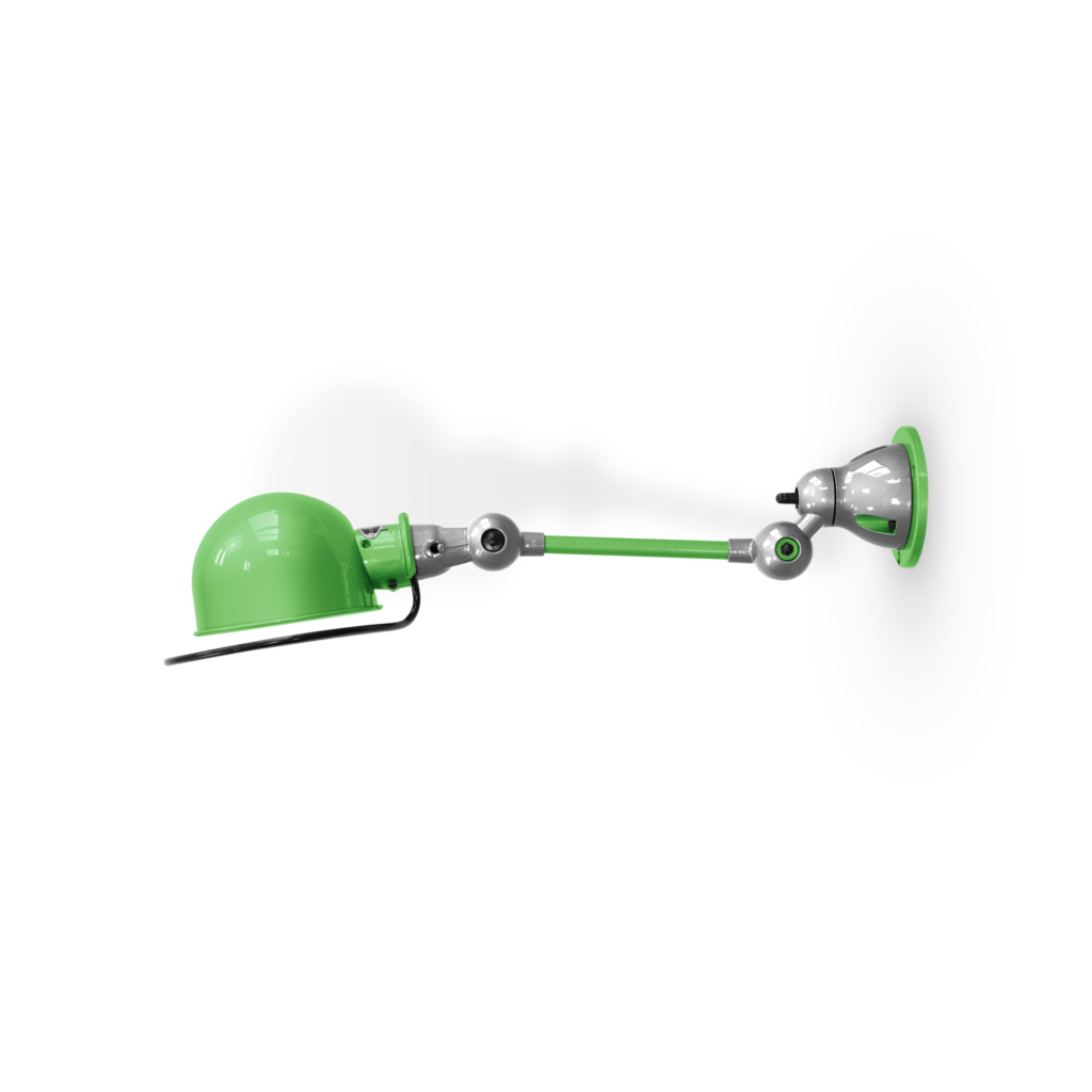 Loft D2501 væglampe fra Jieldé - Apple green / Blank/poleret