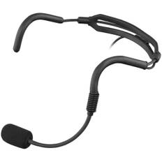 Audix HT2 Durable adjustable headworn microphone for live vocal performance, 3′ cable 3 pin mini-XLRf. Black
