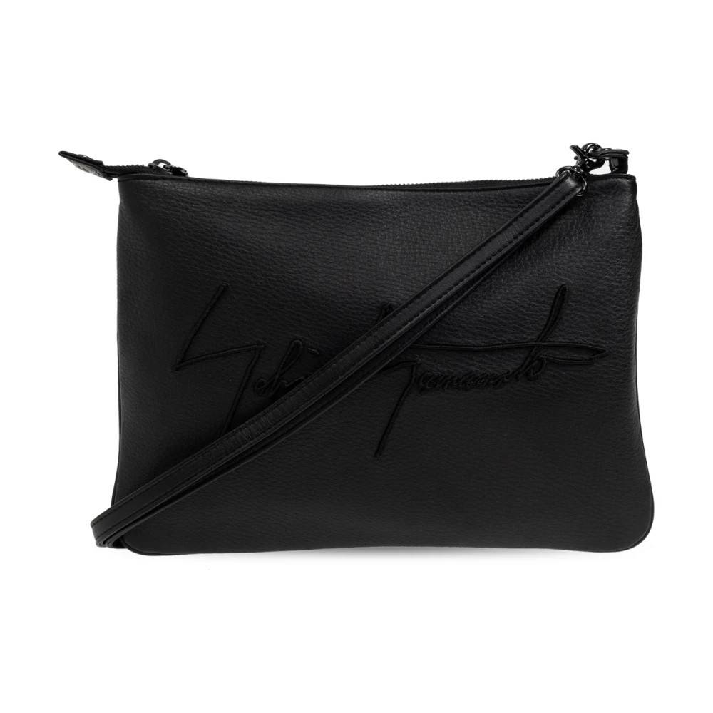 Yohji Yamamoto - Axelväska med logotyp Väskor - Herr - ONE Size - Läder