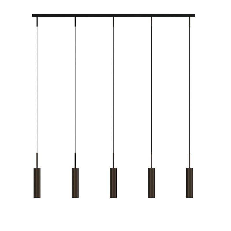 Audo Copenhagen Tubulaire Rail 5 taklampa bronzed brass