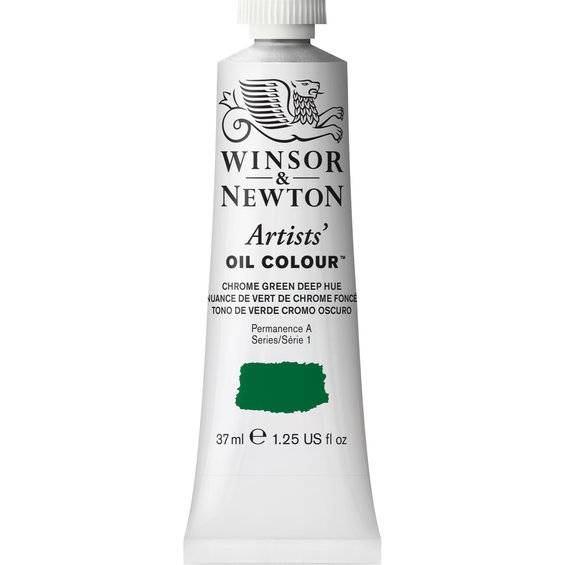 Winsor & Newton Artists' oljefärg 37 ml Chrome Green Deep Hue 147 - Grön