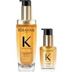 Kérastase Elixir Ultime L'Huile Originale Hair Oil 75ml and Elixir Ultime Hair Oil 30ml Travel Size Duo for All Hair Types