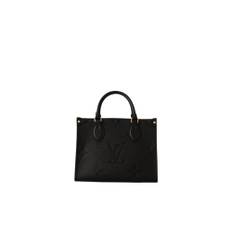 Louis Vuitton, Taske, Dame, Sort, ONE SIZE, Uld, OnTheGo PM Tote Taske - ONE Size