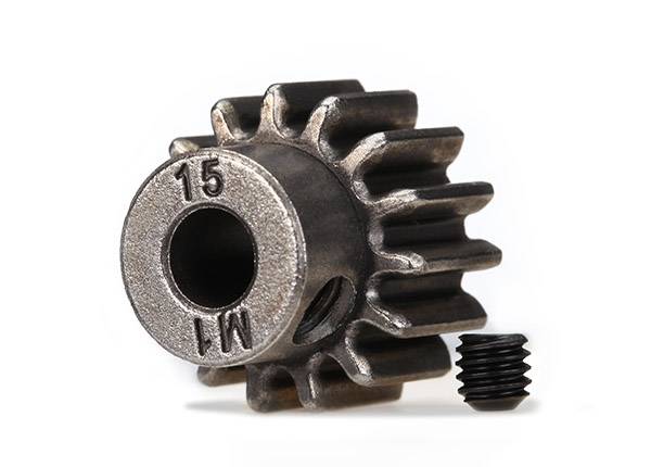 Traxxas TRX-6487X PinionGear 15T 1.0M Pitch for 5mm shaft
