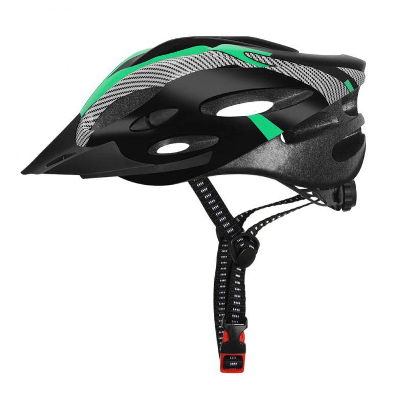 Carbon fiber Texture Helmet Adult MTB Mountain Bike Bicycle Equipment Safety Bicycle Motorcycle Hat Caps female male EPS Foam 58-61cm