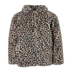 Nkfmaddie Faux Fur Jacket Silver Mink, Unisex, Kläder, jackor, Flerfärgad, 128 (128)