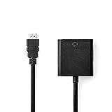 Nedis HDMI-VGA kabelanslutning HDMI I – VGA uttag 0,2 m