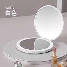 mirror factory custom logo LED portable handheld makeup mirrors
